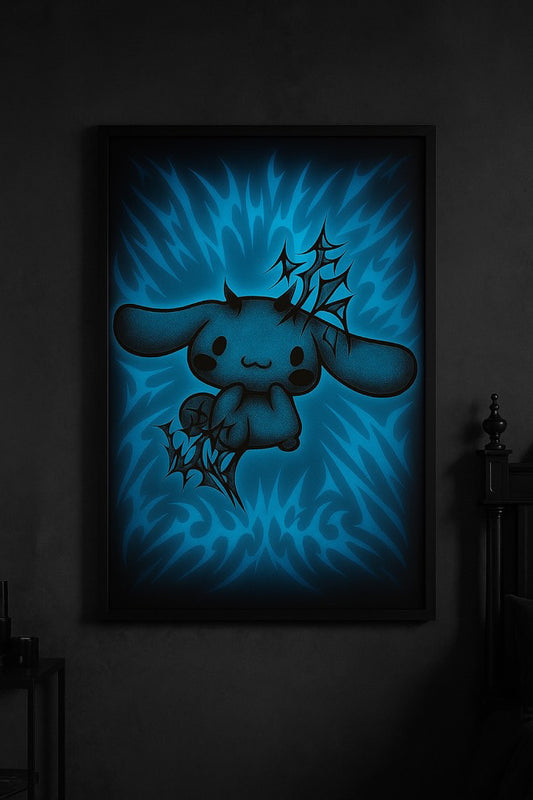 𝐁𝐥𝐮𝐞-𝐍𝐞𝐨𝐧 𝐏𝐨𝐬𝐭𝐞𝐫